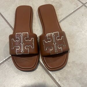 Tory Burch Slides-hardly worn. Box included.